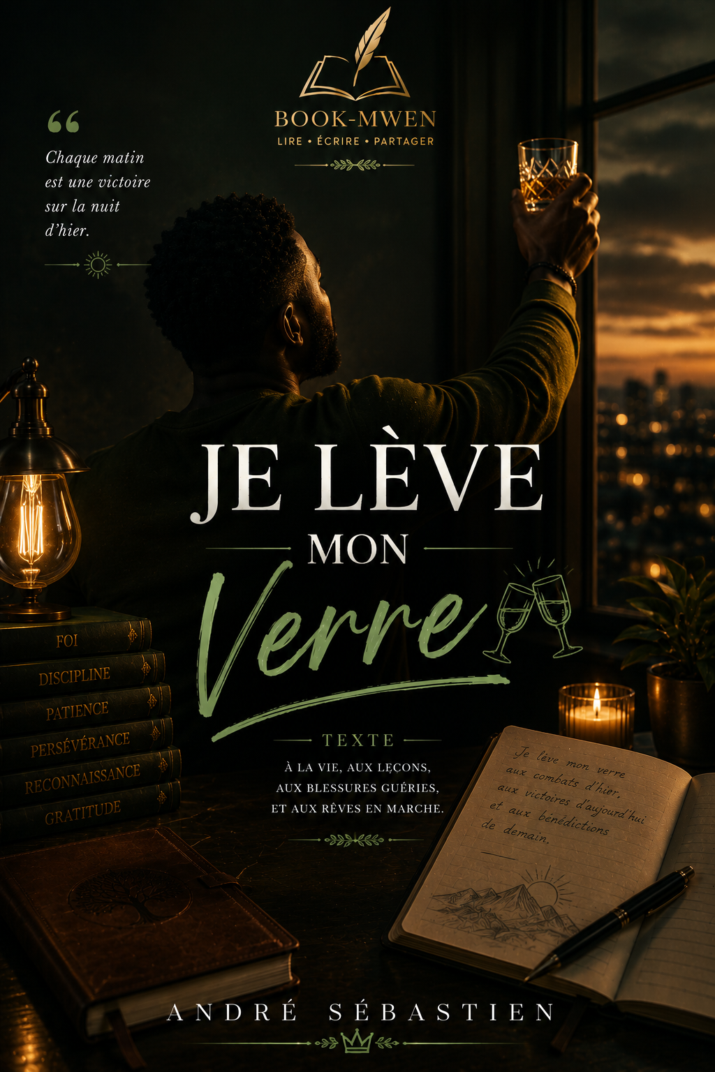 Illustration du texte à la une : JE LÈVE MON VERRE